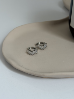 گوشواره حلقه ای جواهری