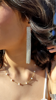 گوشواره جواهری لانگ