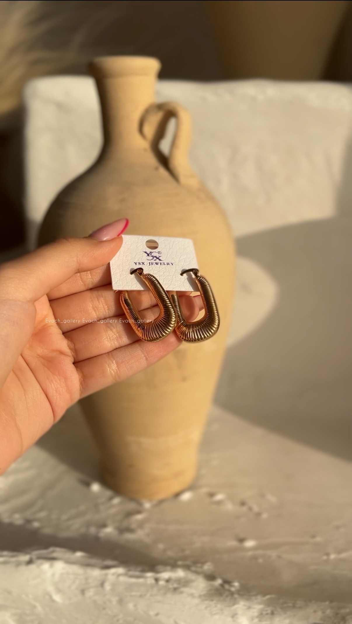 گوشواره مینمیال گلد